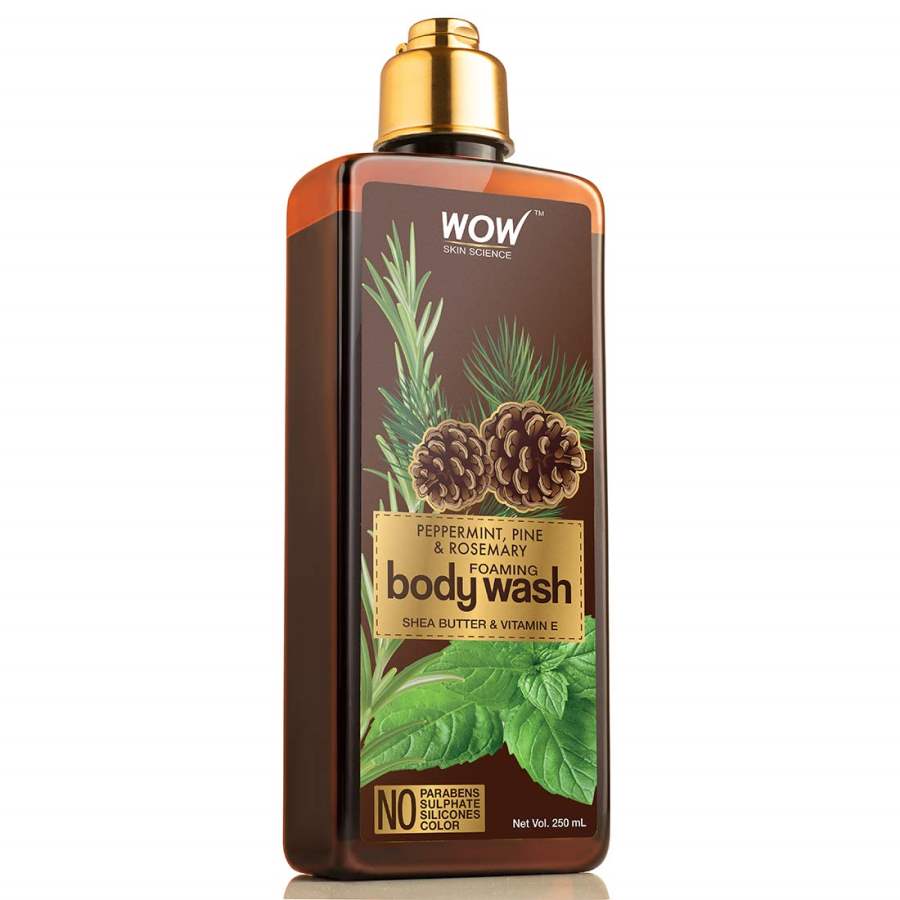 Buy WOW Skin Science Peppermint, Pine & Rosemary Foaming Body Wash online United States of America [ USA ] 
