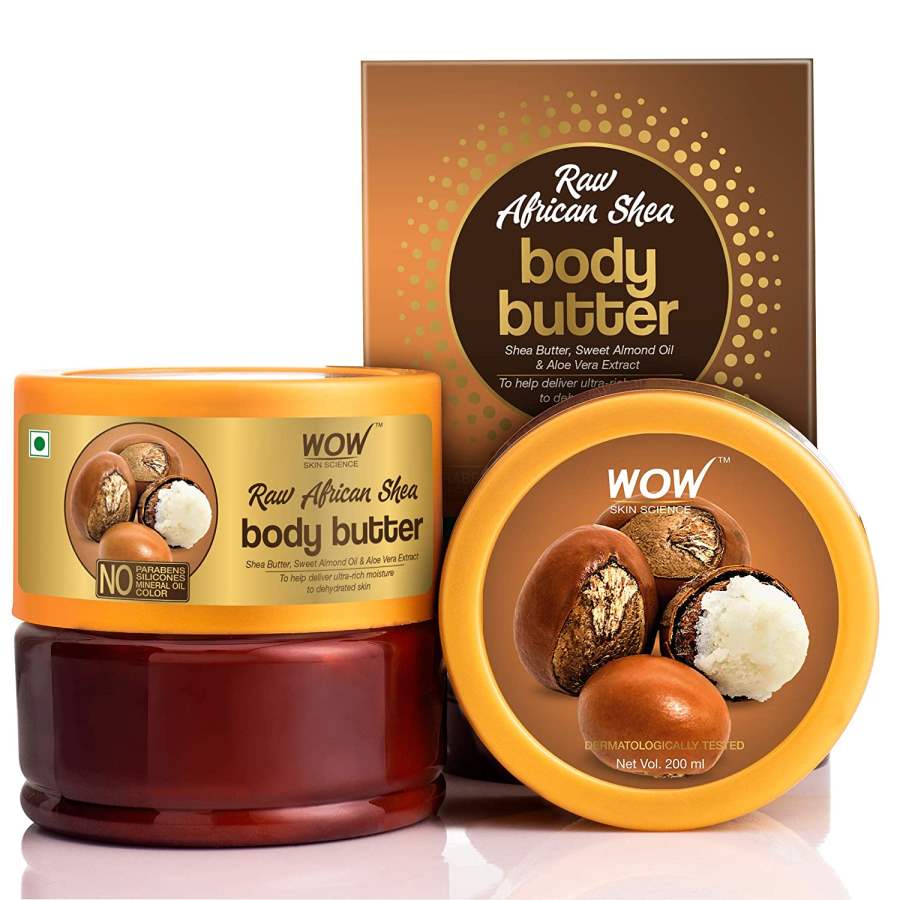Buy WOW Skin Science Raw African Shea Body Butter