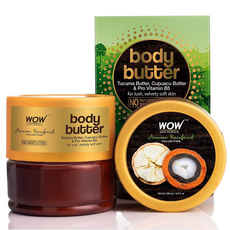 Buy WOW Amazon Rainforest Collection Body Butter with Tucuma and Cupuacu Butter - 200ml