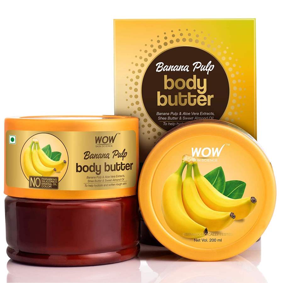 Buy WOW Skin Science Banana Pulp Body Butter online usa [ USA ] 