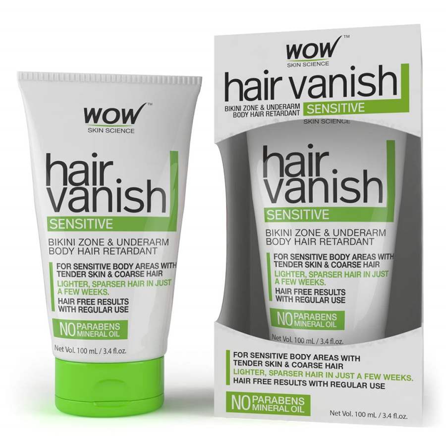 Buy WOW Wow Hair Vanish Sensitive No Parabens and Mineral Oil online United States of America [ USA ] 