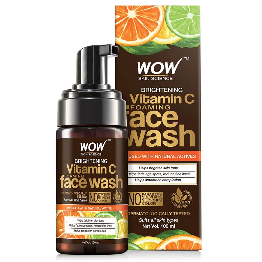 Buy WOW Skin Science Brightening Vitamin C Foaming Face Wash online usa [ USA ] 