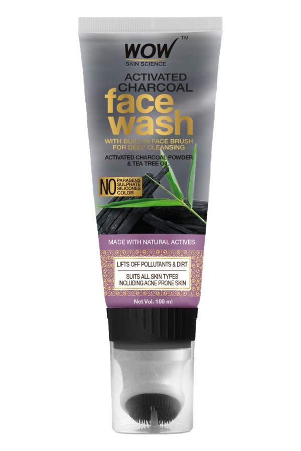 Buy WOW Skin Science Activated Charcoal Face Wash Gel