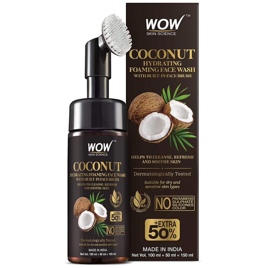 Buy WOW Skin Science Coconut Hydrating Foaming Face Wash