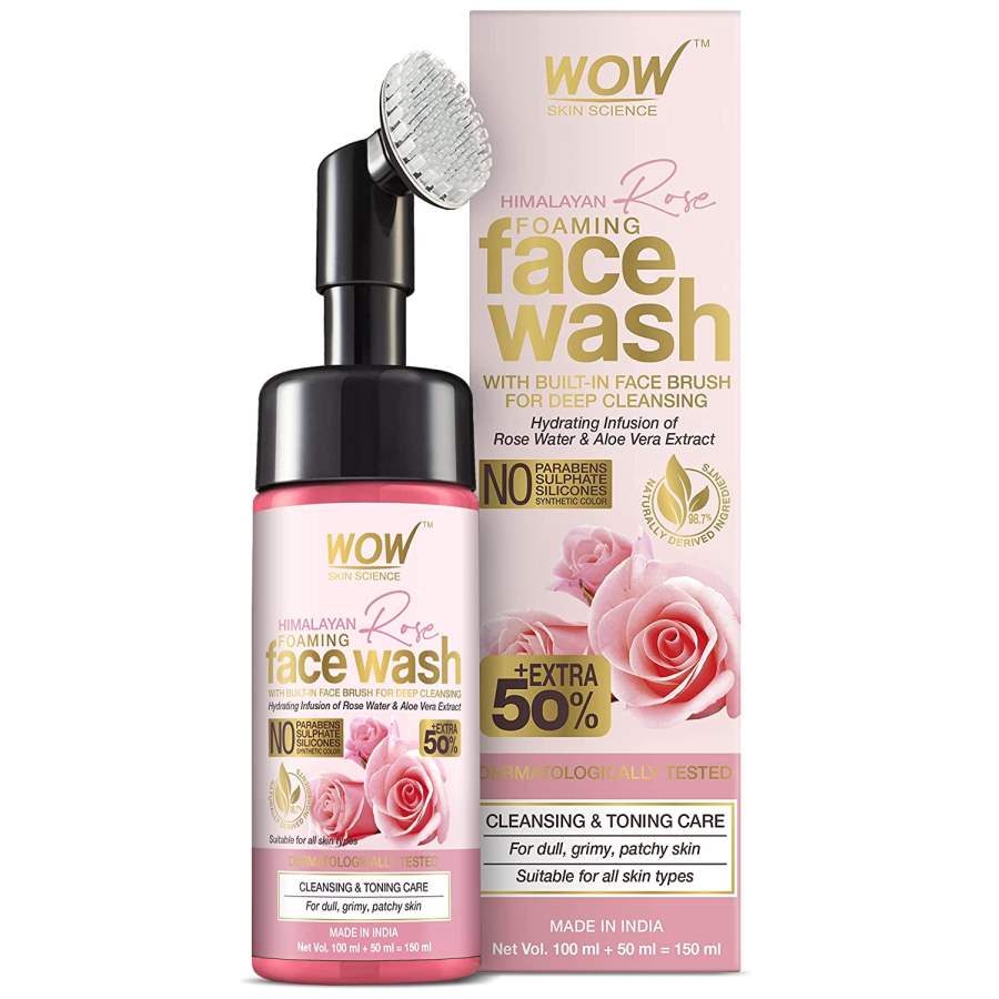 Buy WOW Skin Science Himalayan Rose Foaming Face Wash