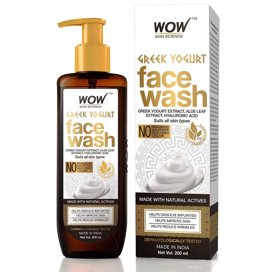 Buy WOW Skin Science Greek Yoghurt Face Wash online usa [ USA ] 