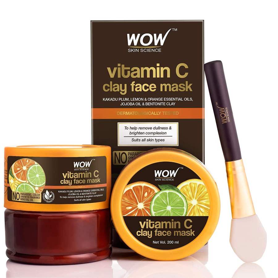 Buy WOW Skin Science Vitamin C Glow Clay Face Mask online usa [ USA ] 