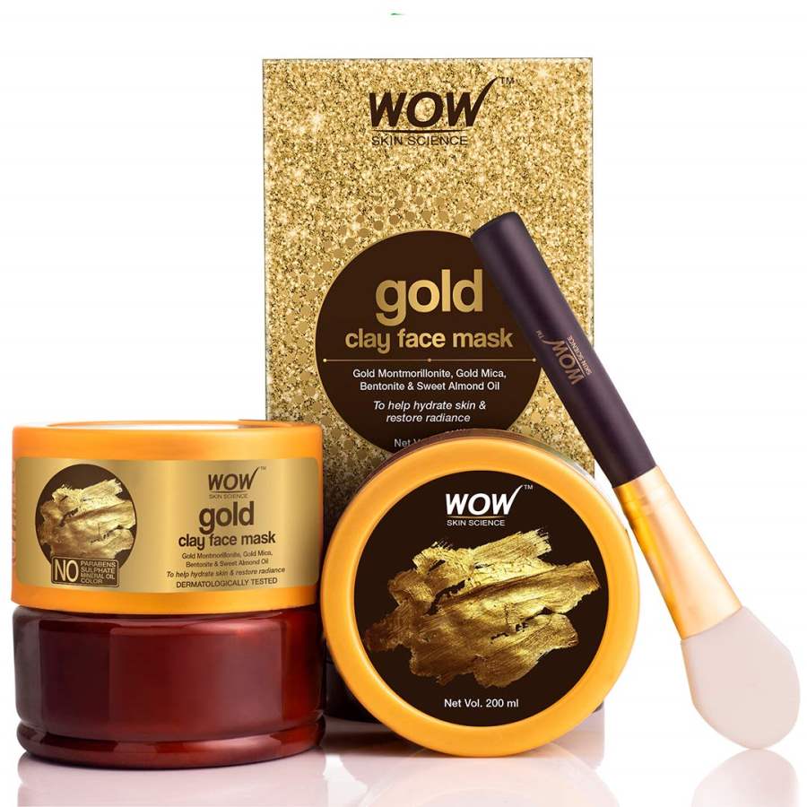 Buy WOW Skin Science Gold Clay Face Mask