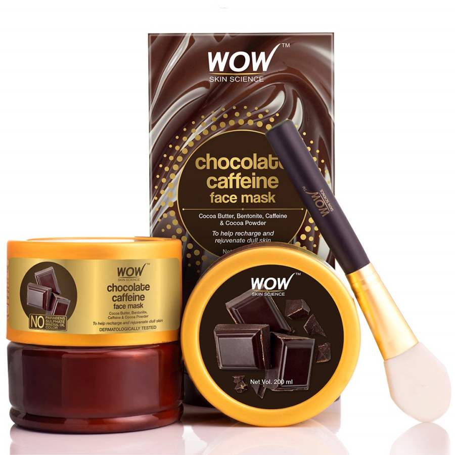 Buy WOW Skin Science Chocolate Caffeine Face Mask online usa [ USA ] 