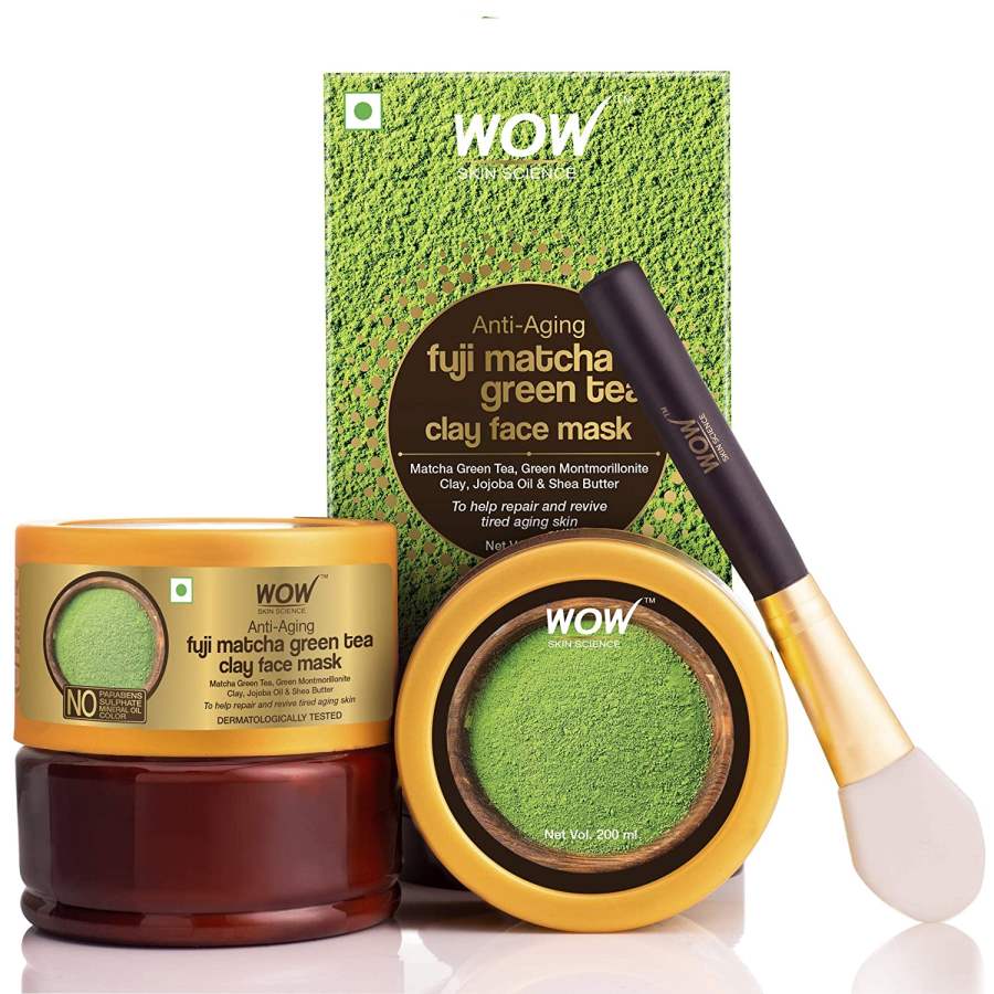 Buy WOW Skin Science Anti-Aging Fuji Matcha Green Tea Clay Face Mask