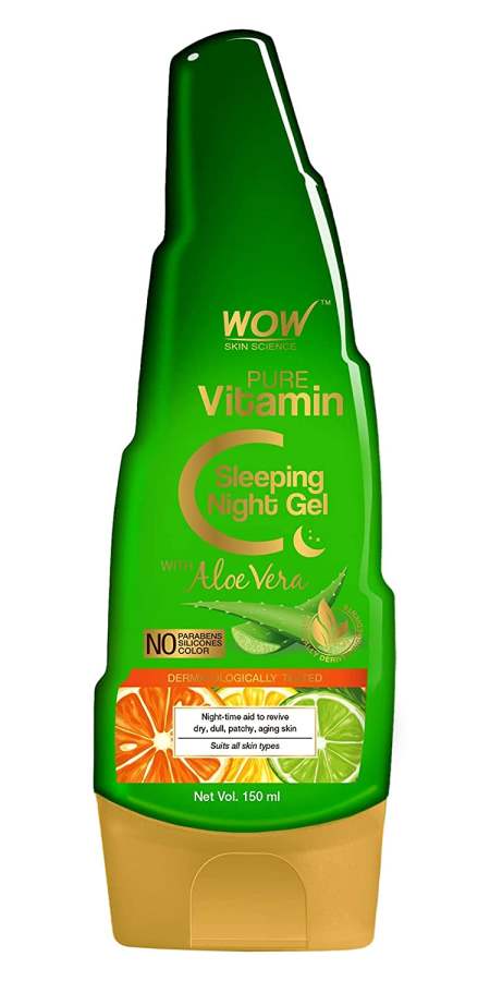 Buy WOW Skin Science Pure Vitamin C Sleeping Night Gel - 150ml online United States of America [ USA ] 