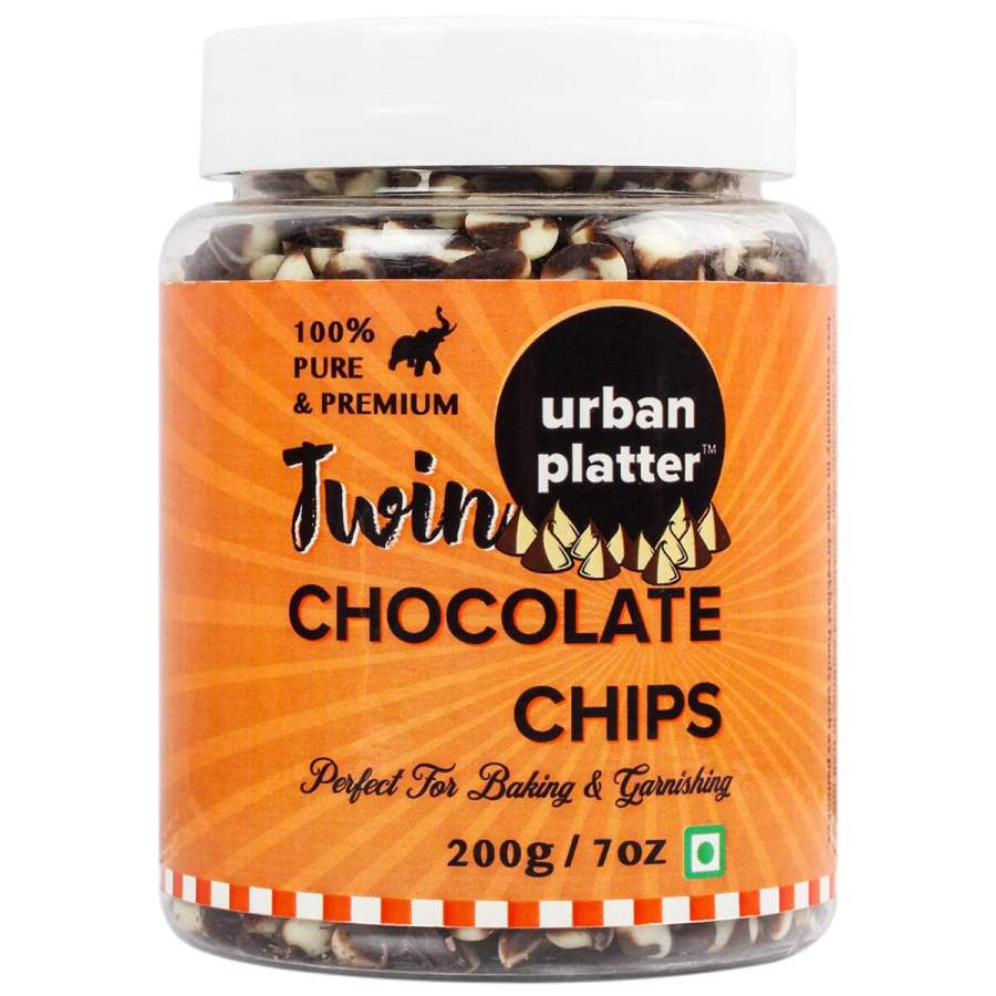 Buy Urban Platter Dark & White Twin Chocolate Chips