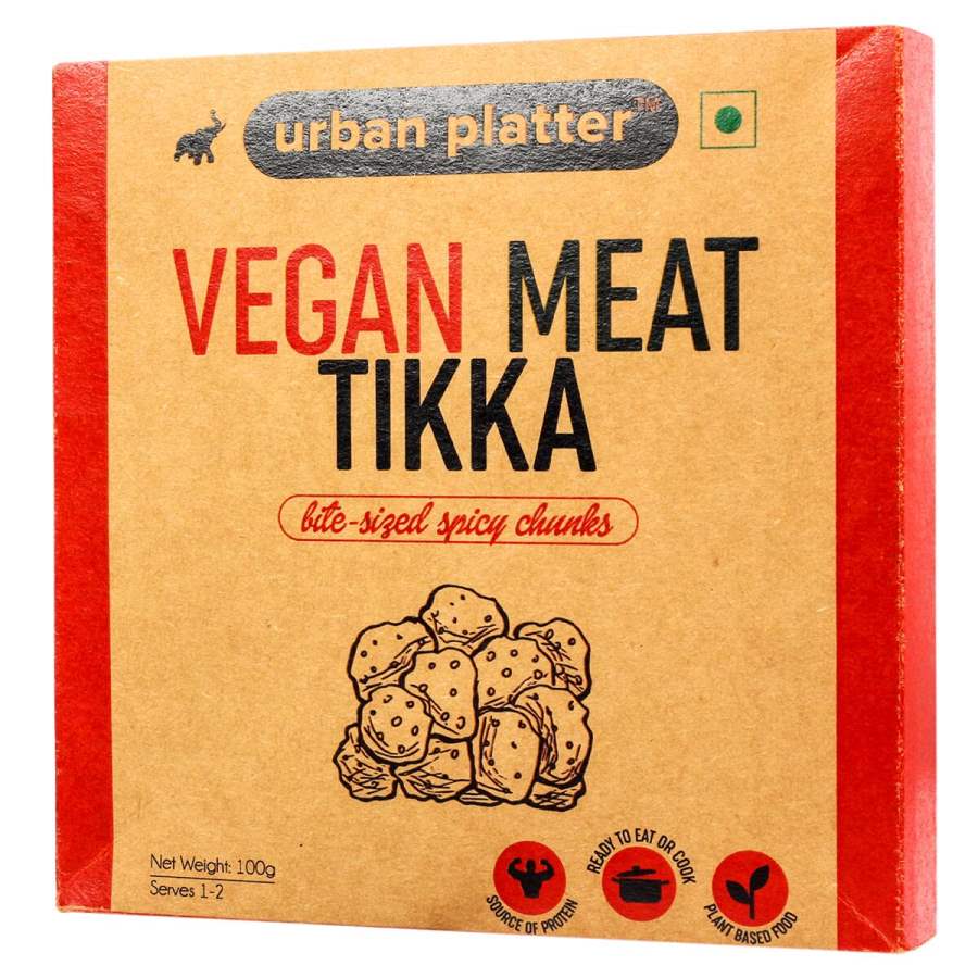 Buy Urban Platter Vegan Meat (Soyabean) Tikka, 100g online United States of America [ USA ] 