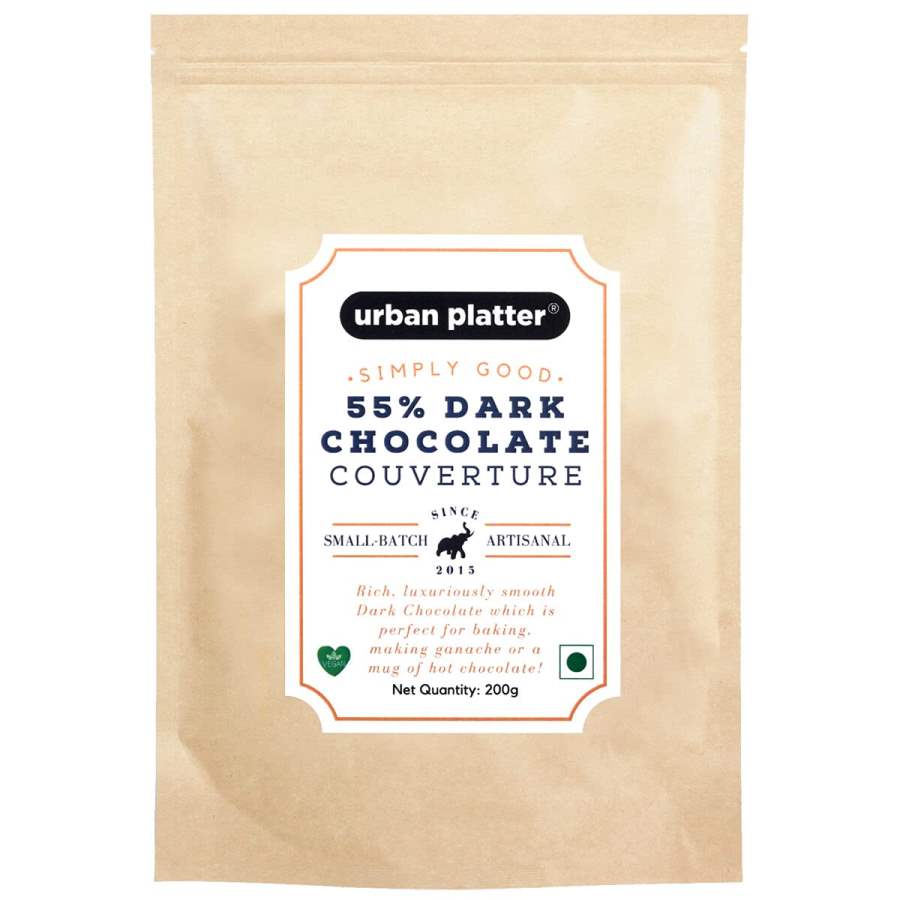 Buy Urban Platter 55% Dark Cooking Chocolate Slab