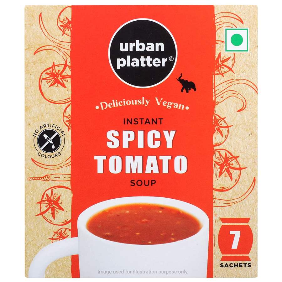 Buy Urban Platter Vegan Instant Spicy Tomato Cup Soup, 140g online United States of America [ USA ] 