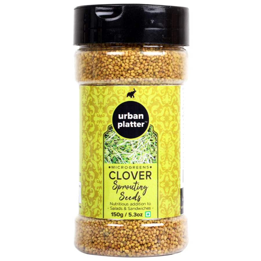 Buy Urban Platter Microgreens Clover Sprouting Seeds Shaker Jar
