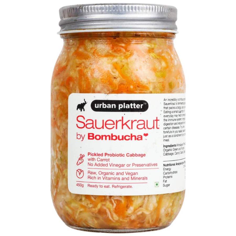 Buy Urban Platter Sauerkraut Original Pickled Probiotic Cabbage with Carrot