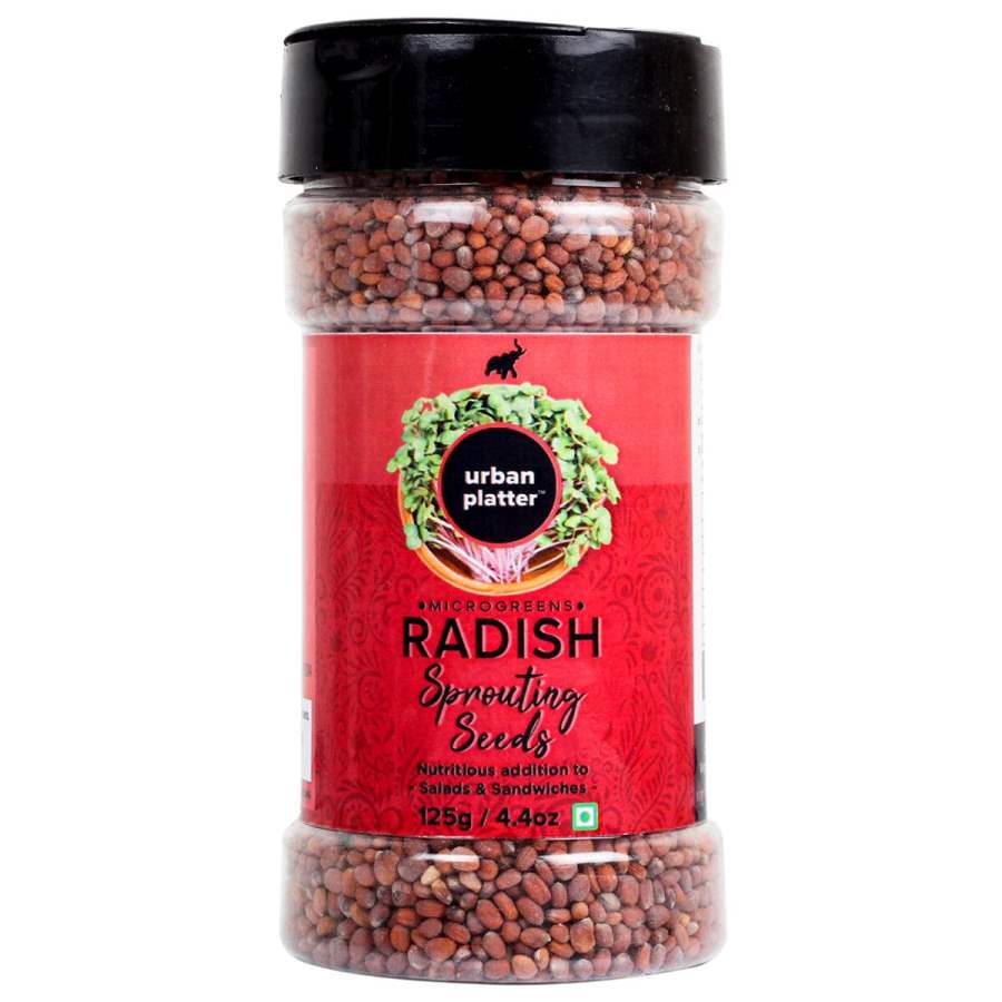 Buy Urban Platter Microgreens Radish Sprouting Seeds Shaker Jar