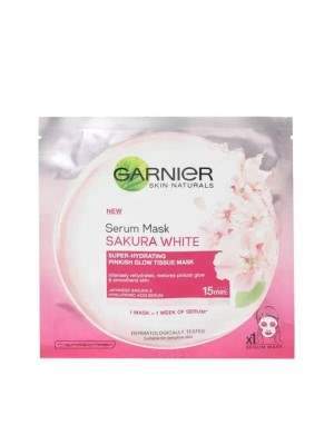 Buy Garnier Skin Naturals Sakura White Face Serum Sheet Mask (Pink)  online usa [ USA ] 