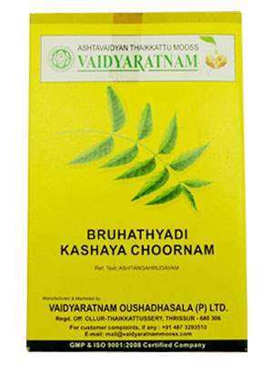 Buy Vaidyaratnam Bruhatyadi Kashaya Choornam online United States of America [ USA ] 