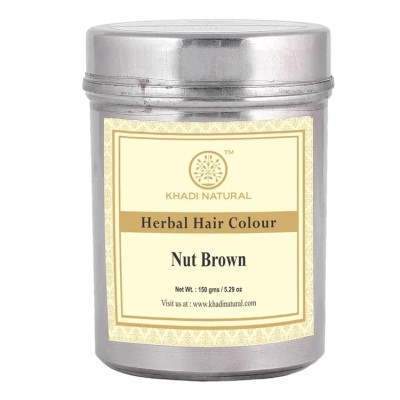 Buy Khadi Natural Nut Brown Henna Herbal Hair Color online United States of America [ USA ] 