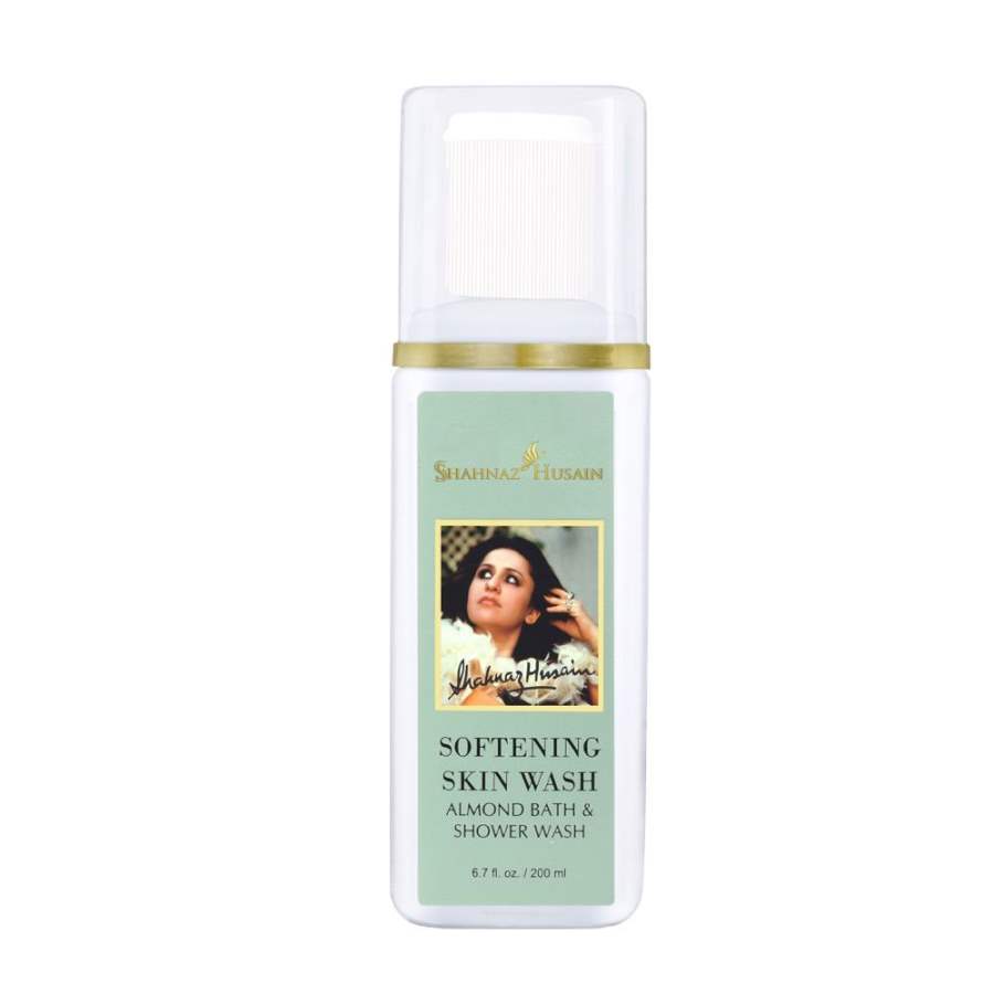 Buy Shahnaz Husain Softening Skin Wash Almond Shower & Cream online United States of America [ USA ] 