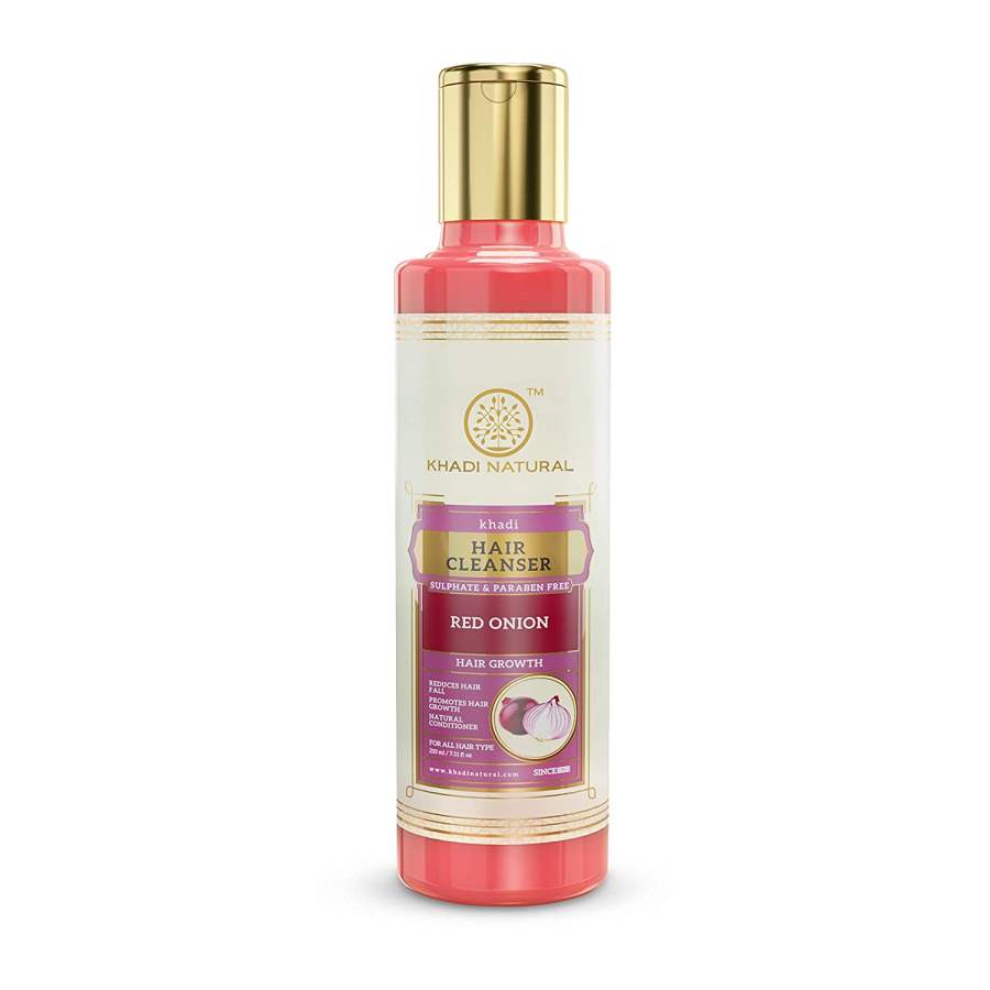 Buy Khadi Natural Red Onion Cleanser/Shampoo Sulphate Paraben Free online usa [ USA ] 