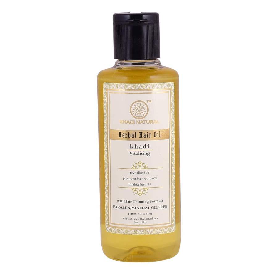 Buy Khadi Natural Vitalising Herbal Hair Oil, Paraben/Mineral Oil Free