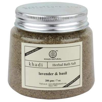 Buy Khadi Natural Lavender Basil Bath Salt