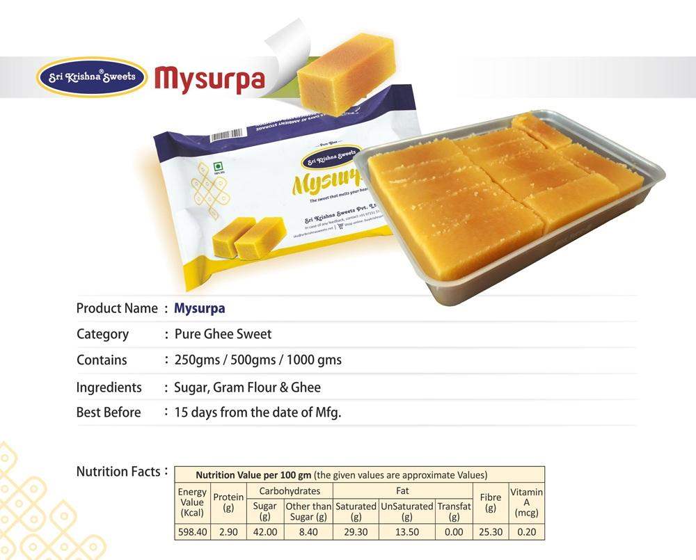 Buy MSK Traders Mysurpa - 250g online United States of America [ USA ] 