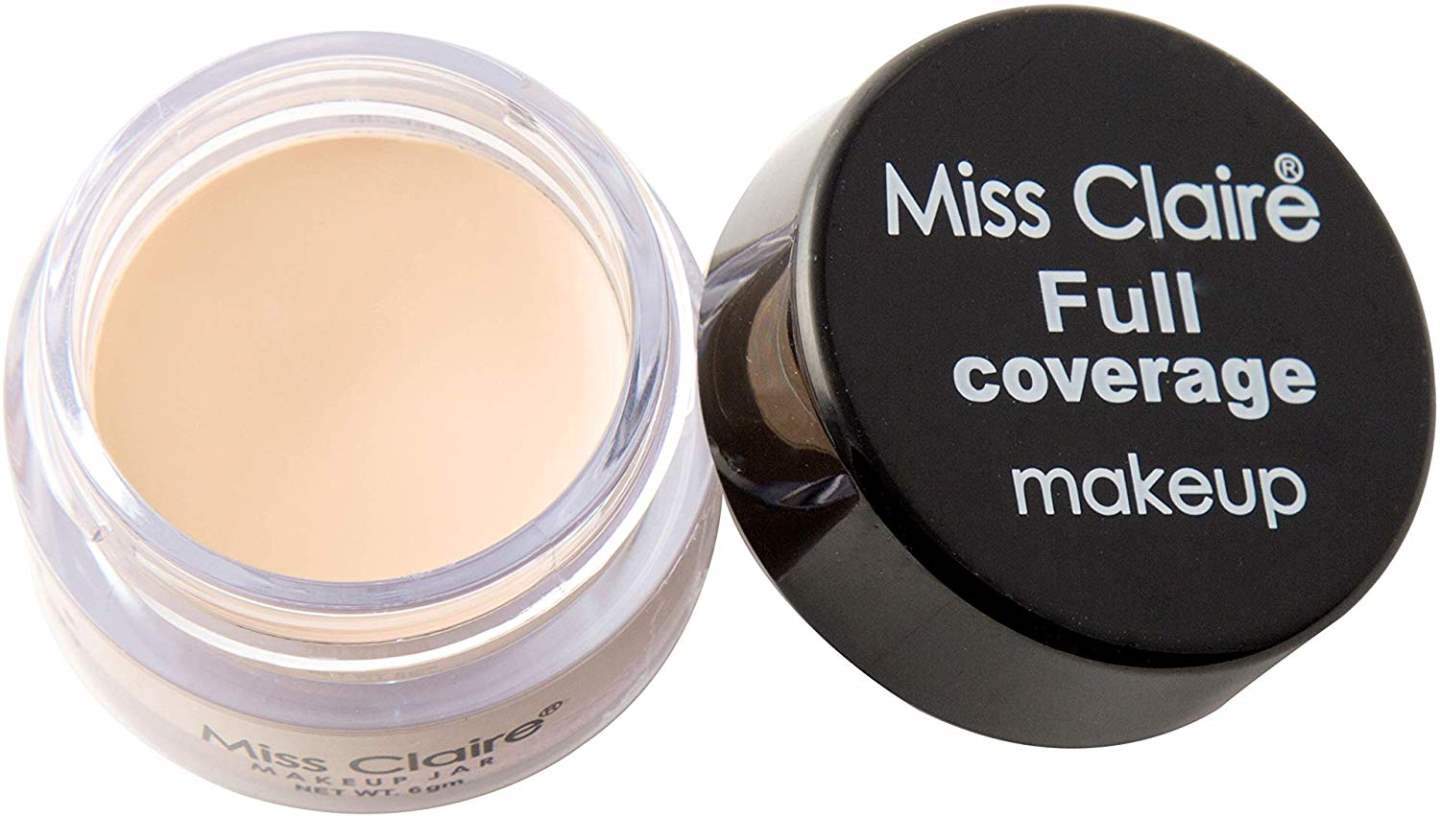 Buy Miss Claire Full Coverage Makeup + Concealer #1, Beige online usa [ USA ] 