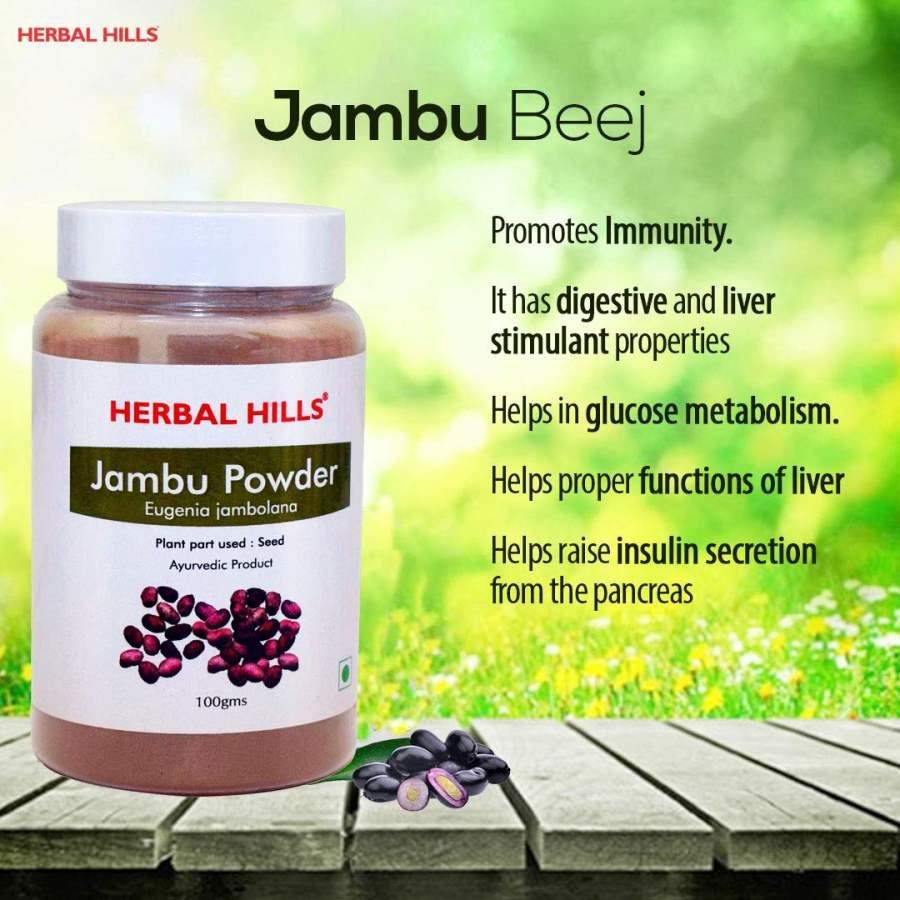 Buy Herbal Hills Natural Sugar Balance Jambu Beej Powder online usa [ USA ] 
