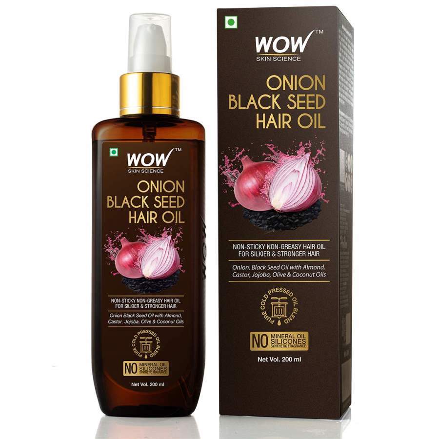 Buy WOW Skin Science Onion Black Seed Hair Oil