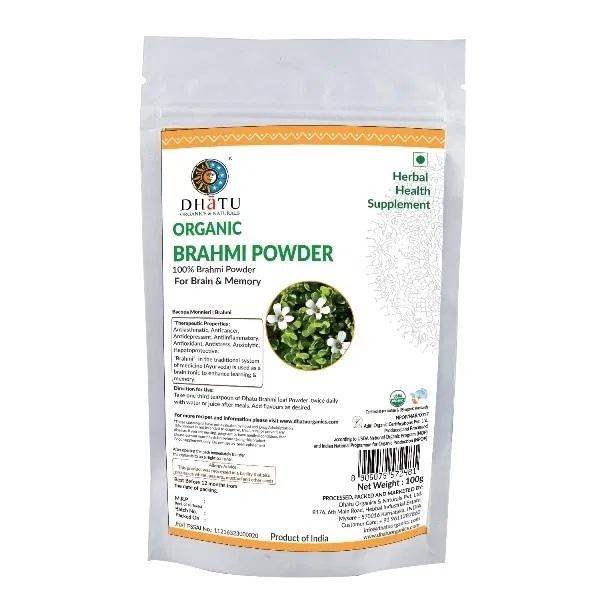 Buy Dhatu Organics Brahmi Powder