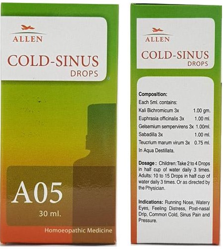 Buy Allen A05 Cold-Sinus Drop