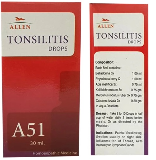 Buy Allen  A51 Tonsilitis Drop online usa [ USA ] 