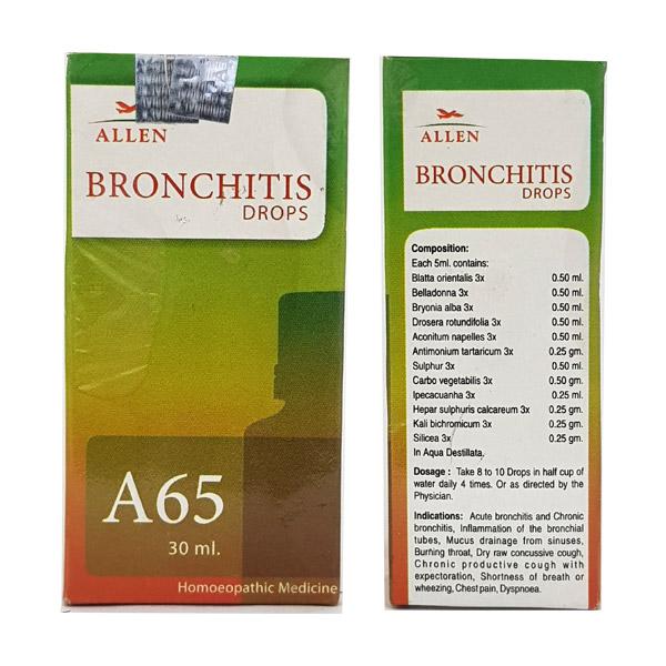 Buy Allen A65 Bronchitis Drop