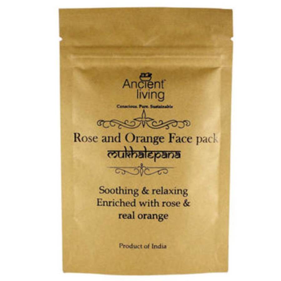Buy Ancient Living Rose & Orange face pack online usa [ USA ] 