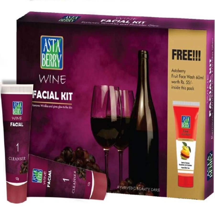 Buy Asta Berry Wine Facial Mini Kit