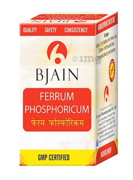 Buy B Jain Homeo Ferrum Phosphoricum Biochemic Tablet - 25 gm