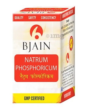 Buy B Jain Homeo Natrum phosphoricum Biochemic Tablet - 25 gm