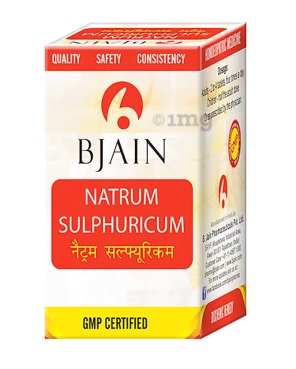 Buy B Jain Homeo Natrum Sulphuricum Biochemic Tablet - 25 gm