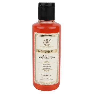 Buy Khadi Natural Orange & Lemongrass Herbal Body Wash online United States of America [ USA ] 