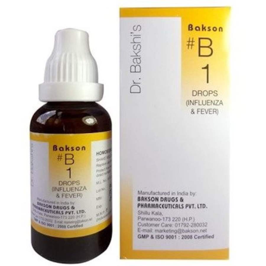 Buy Bakson B1 Influenza and Fever Drops online usa [ USA ] 