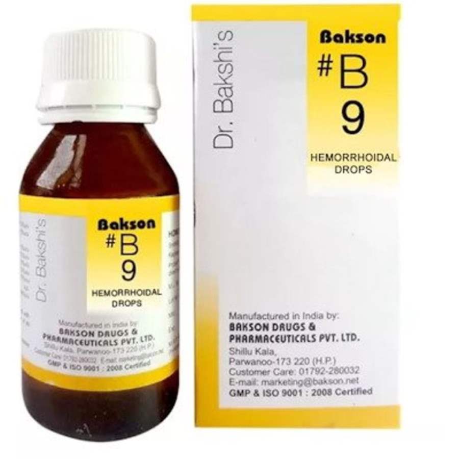Buy Bakson s B9 Hemorrhoidal Drops