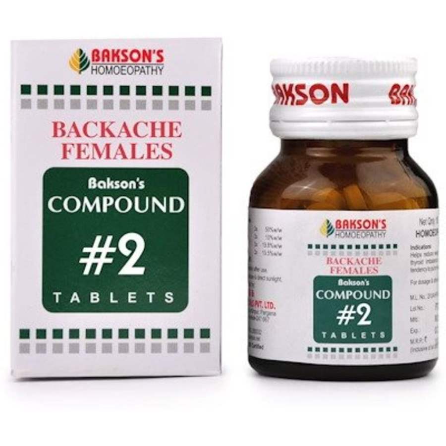 Buy Bakson Compound No 2 (Backache Females)