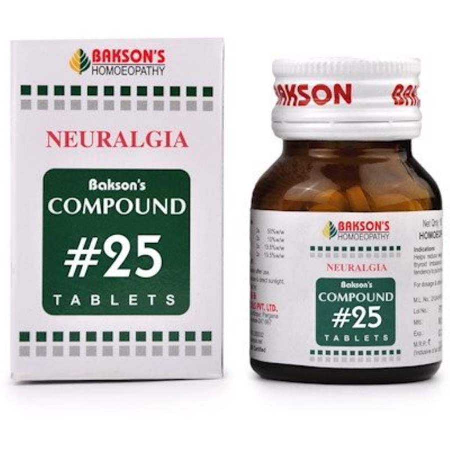 Buy Bakson Compound No 25 (Neuralgia) online usa [ USA ] 