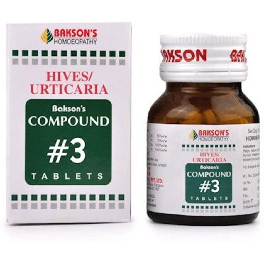 Buy Bakson Compound No 3 (Hives / Urticaria) online usa [ USA ] 