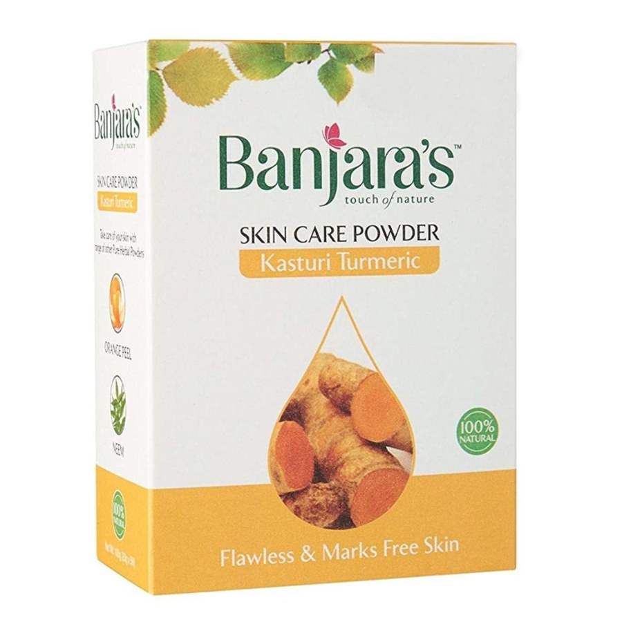 Buy Banjaras Kasturi Turmeric Skin Care Powder
