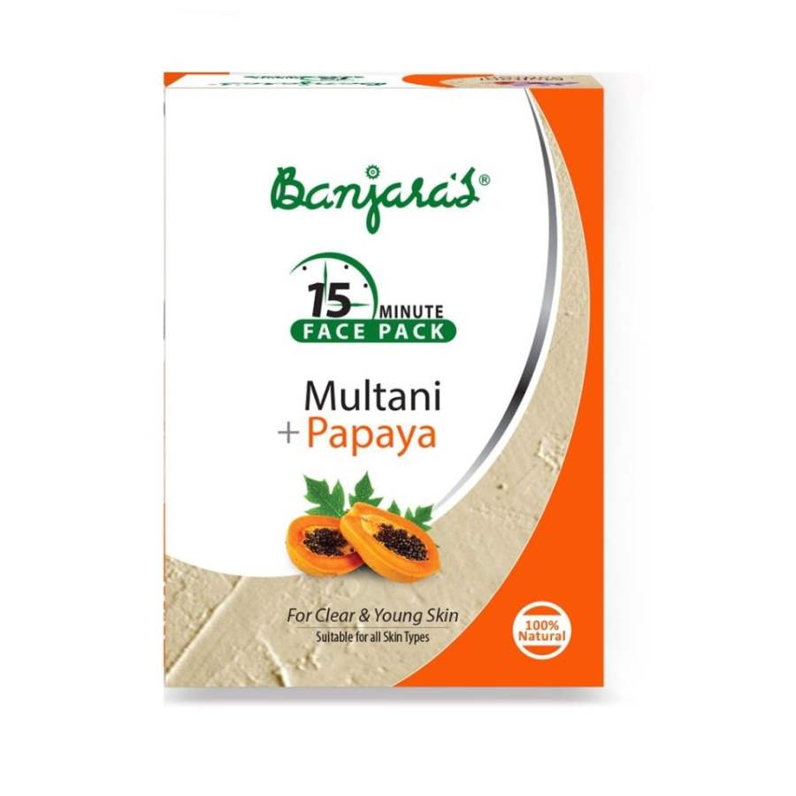 Buy Banjaras Papaya Multani Face Pack Powder online United States of America [ USA ] 